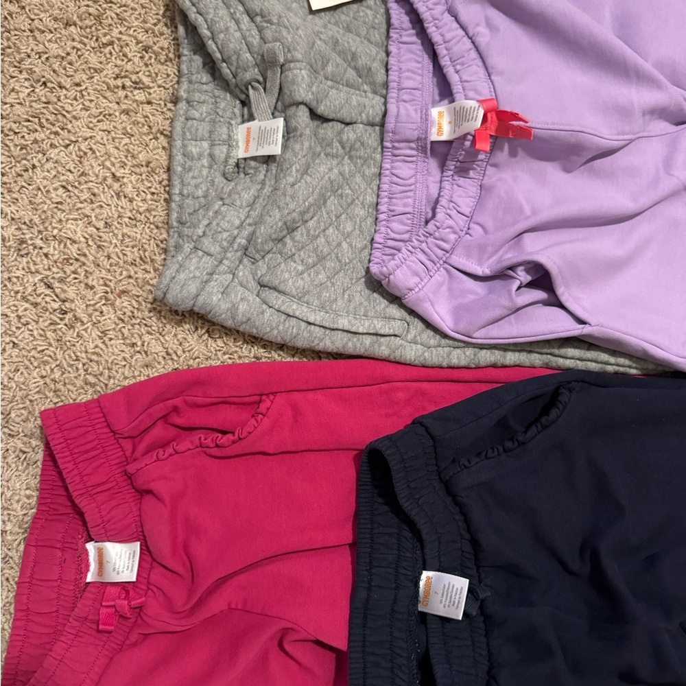 Kids Bottoms Set - Gray, Purple, Pink, and Navy